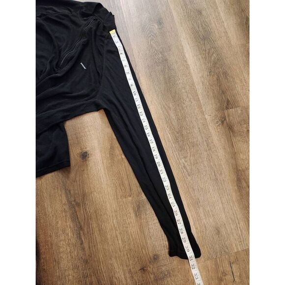 Patagonia Capilene Base Layer 1/4 Zip polyester men's Large Black Longsleeve - Picture 6 of 7